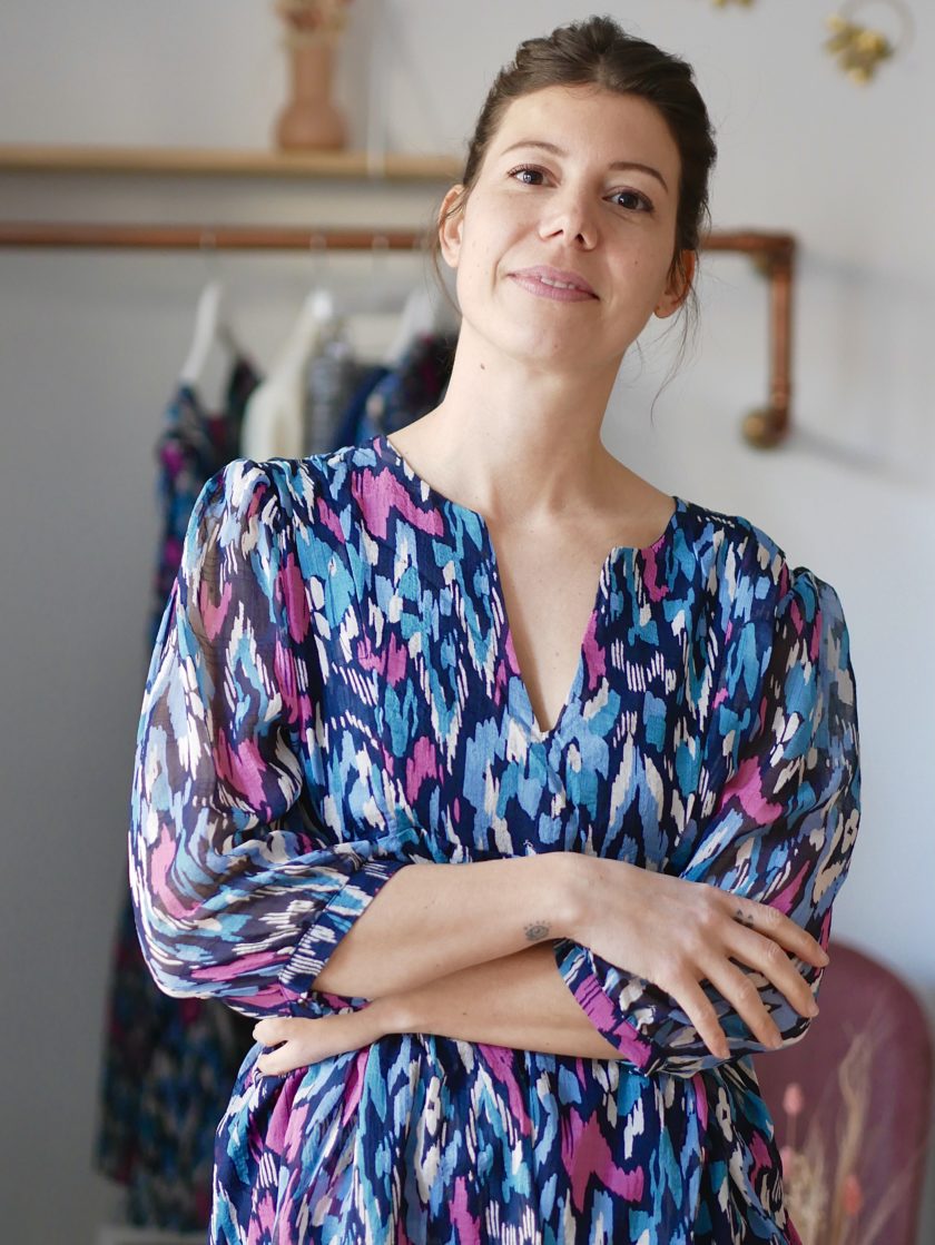 Robe inspirante marine – Image 3