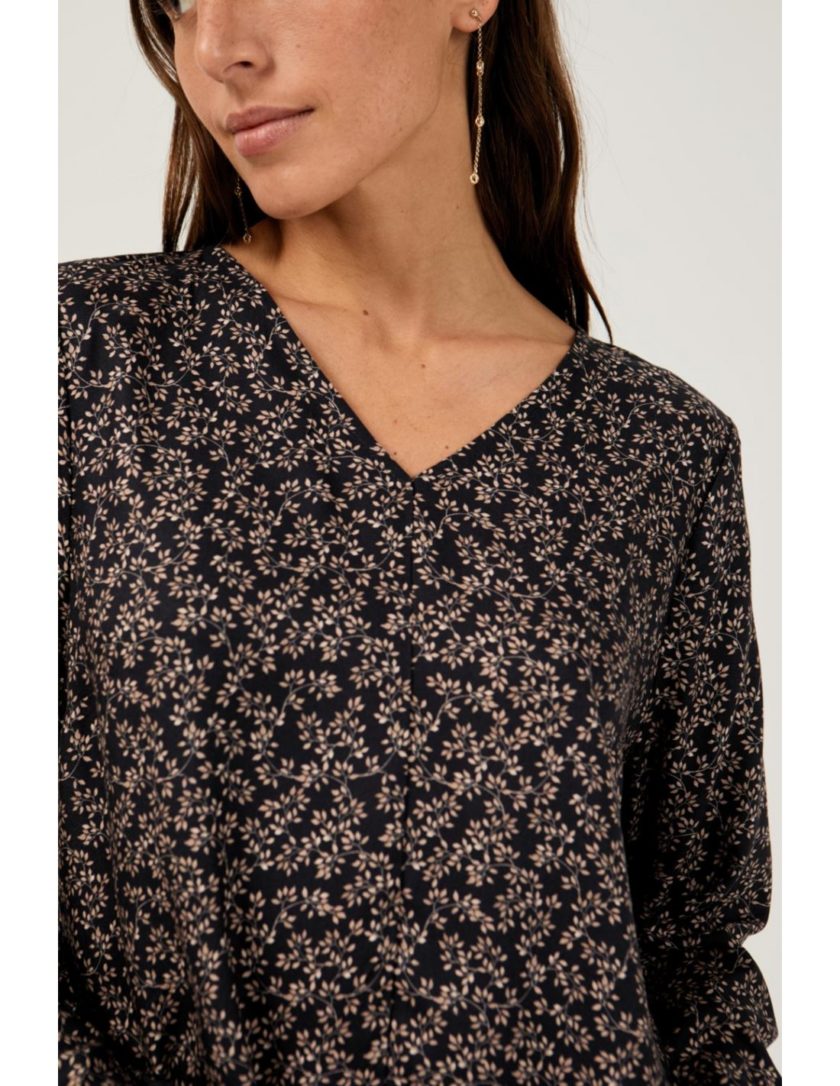 Blouse imprimé cetina noir