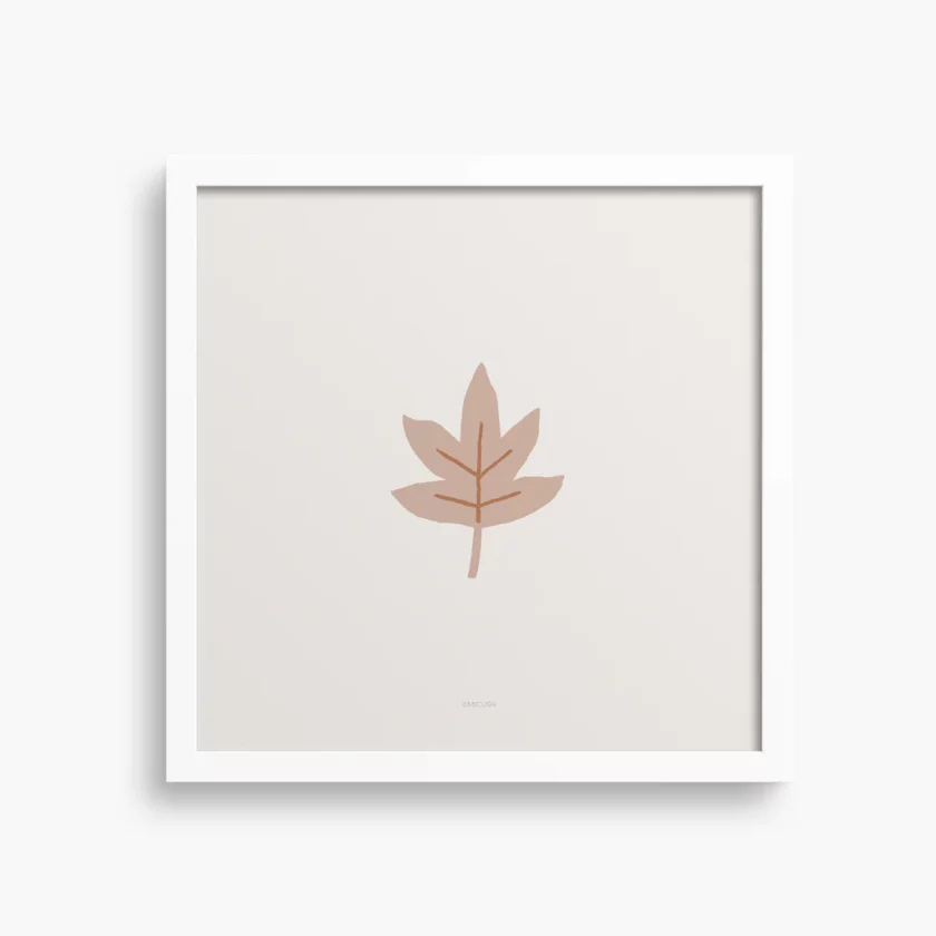 Art Print - Leaf- marque Micush feuille