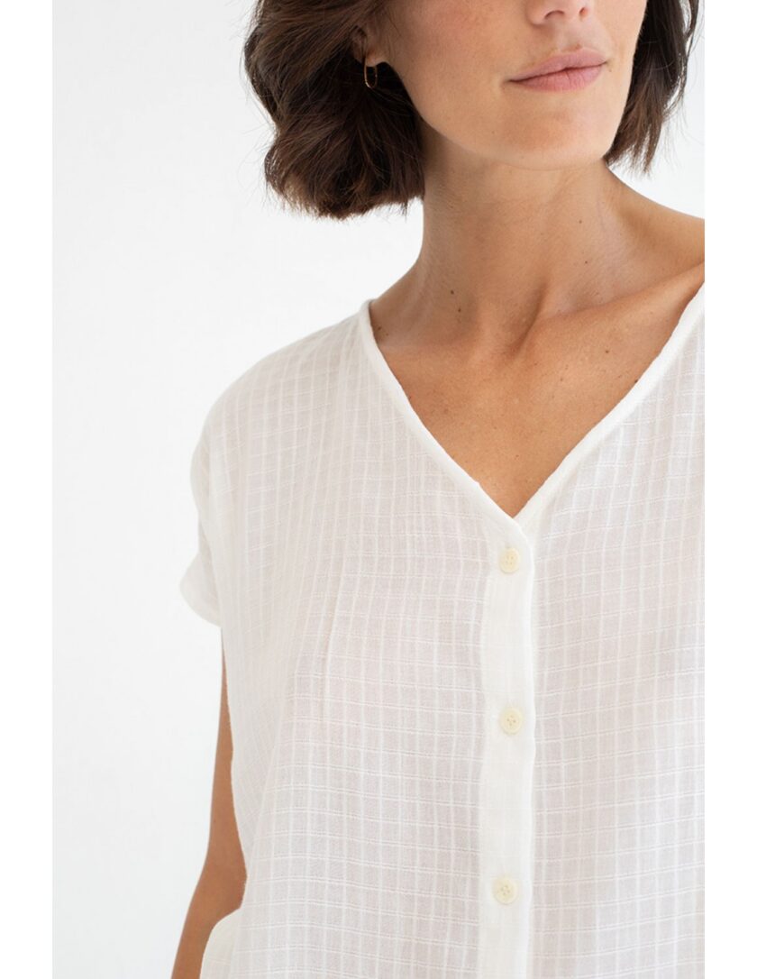 Jacket Datoi (blouse Datoi blanc) Mus and Bombon marque espagnole Marie & l'Enchanteur boutique mode et cadeaux à Martigny